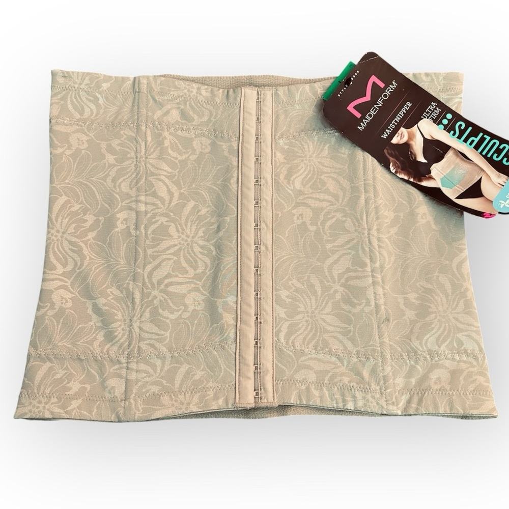 Waist Nipper by Maidenform Ultra Firm Sculpting Size Large Beige